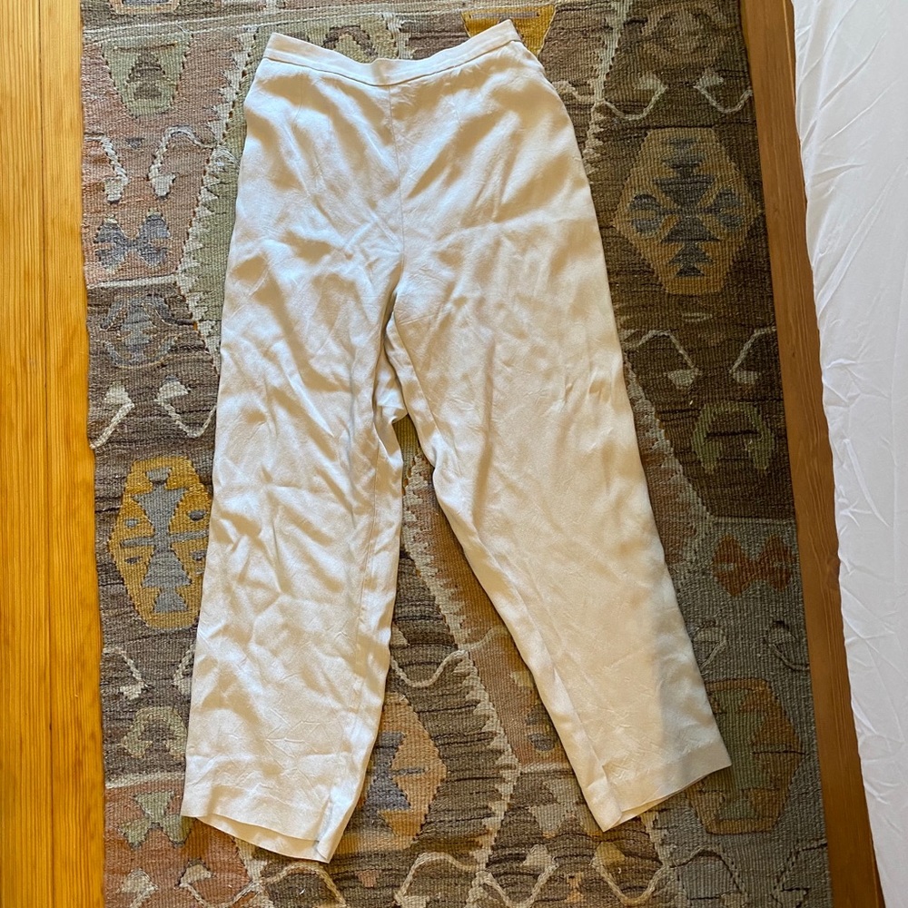 Vintage Silky Linen Trousers